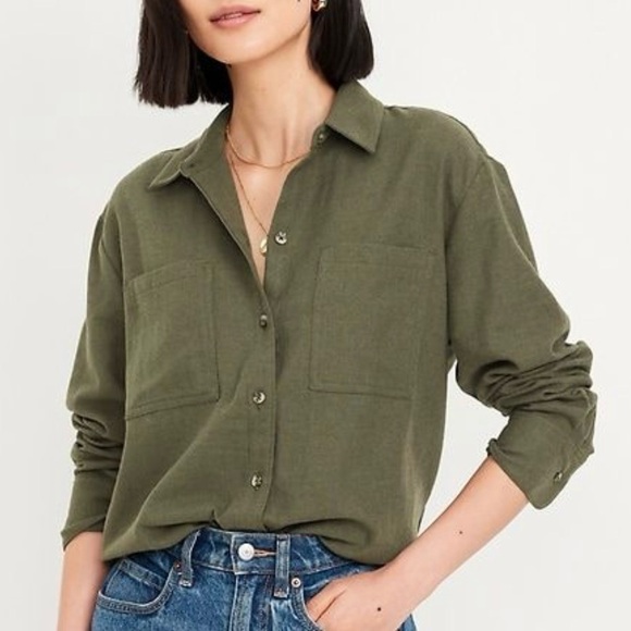 Cozy Oversized Flannel Shirt Size XL - Picture 2 of 6